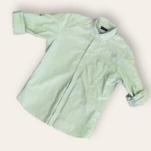 Proper cloth light green chambray button-down men’s large ( ladies XL)